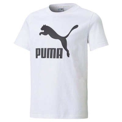 

Puma Classics Logo Футболка с круглым вырезом и короткими рукавами Молодежные мальчики Белые повседневные топы 5, Белый, Puma Classics Logo Crew Neck Short Sleeve T-Shirt Youth