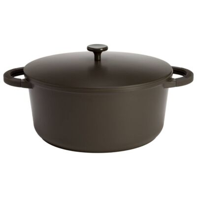 Кастрюля для бульона Goodful из литого алюминия 7qt, керамическая кастрюля с крышкой, боковыми ручками и