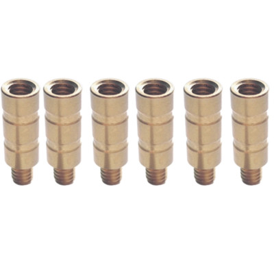 6pcs 50 Grain Arrow Copper Weight Balance Screw Point Inserts Archery Accessory