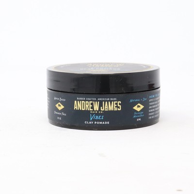 Andrew James Hair Co. Vibes Clay Pomade  2.0oz/60ml New