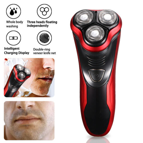 Men's Rotary Waterproof Electric Razor Shaver With Pop-up Tr