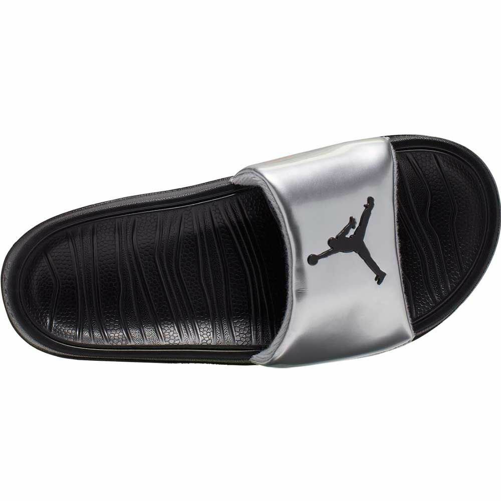 

Мужские сандалии Nike Jordan Break Slide CD5472-005 Metallic Silver/Black v1, Черный