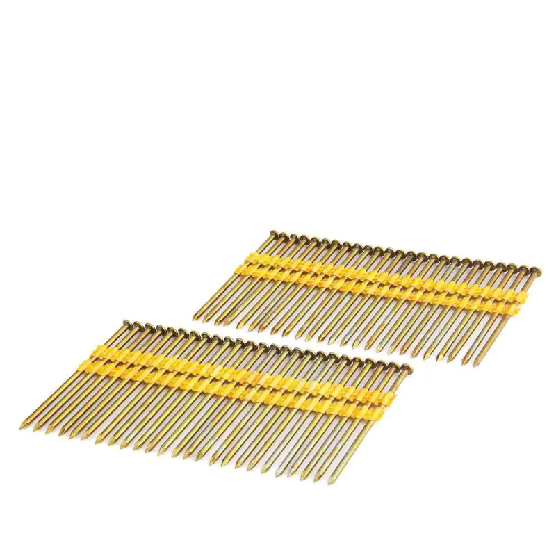 Framing Nails 21 Degree 3-1/4 in Plastic Collated Smooth Shank Construction NEW