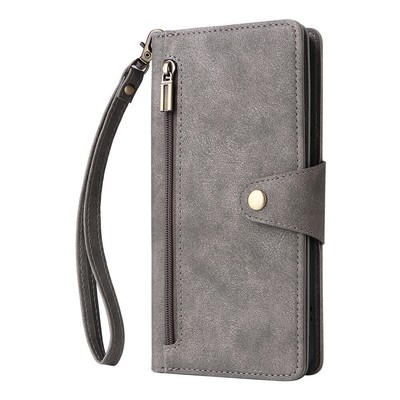 Magnetic Leather Zipper Wallet Case For Redmi Note 13 Pro Plus K60 Ultra Note12