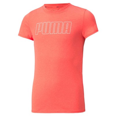 

Футболка Puma Runtrain с круглым вырезом и короткими рукавами для девочек, размер , повседневные топы 5892, Красный, Puma Runtrain Crew Neck Short Sleeve TShirt Youth