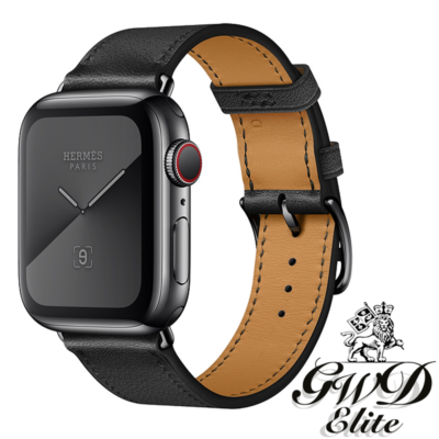 New Apple Watch Hermès Hermes Series 7 45mm Space Black Noir Single Tour LTE GPS