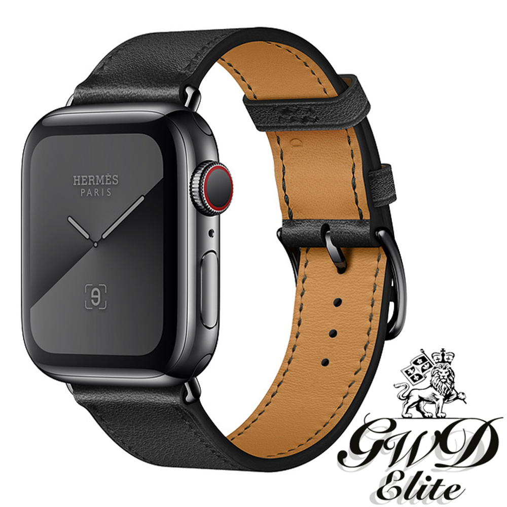 New Apple Watch Hermès Hermes Series 7 45mm Space Black Noir New Apple Watch Hermès Hermes Series 7 45mm Space Black Noir