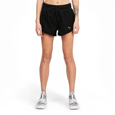 Puma Cooladapt Woven 3 Inch Running Athletic Shorts Womens Size M Casual 520171