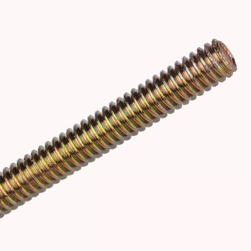 Threaded Rod 1/4 Inch 10 Ft Galvanized Steel Support Rod Ceiling Channel Mount