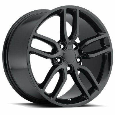 FACTORY REPRODUCTIONS FR 26 C7 Z51 Corvette 19X8.5 5X120.65 56 Gloss Blk (Qty 1)