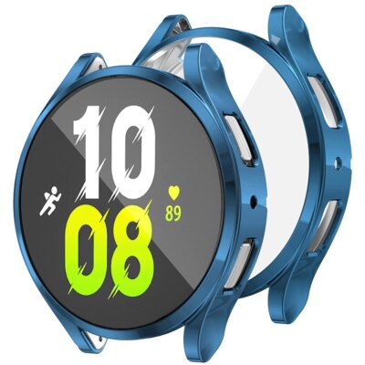 3PCS For Samsung Galaxy Watch 4 5 6 40mm 44mm Screen Protector Full Cover Case