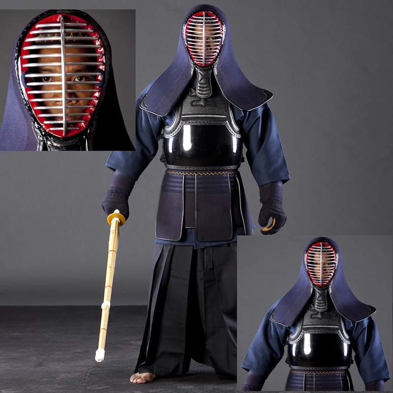 Armature Kendo Bogu Men Do Kendoka Kote Tare Ken Shinai Kenjutsu Tenugui Samurai