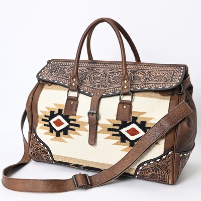 AD American Darling ADBG516P Duffel Hand Tooled Saddle Blanket Genuine Leather