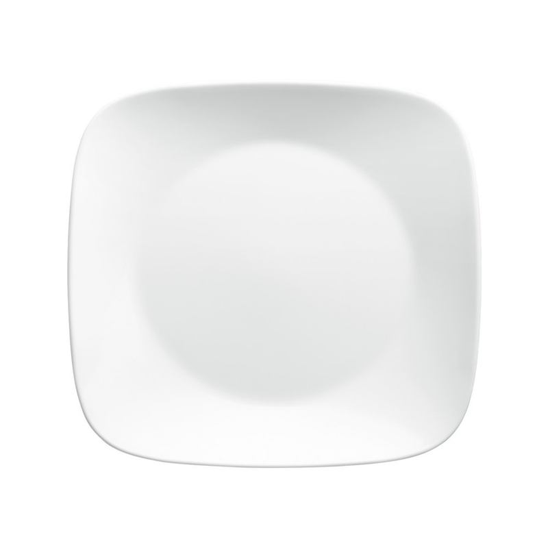 Corelle&reg; Classic Pure White, Square, 12-Piece, Dinnerware Set Plated Bowl Set!