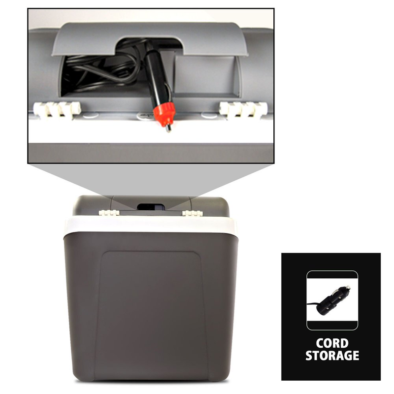 Highline 12V Iceless 30 Cans 24 L/26Qt Electric Cooler, Portable Tr