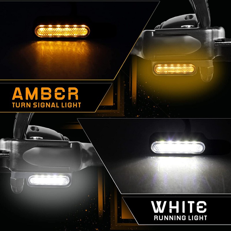 LED Motorcycle Turn Signals Handlebar Light For Harley Fat LED Motorcycle Turn Signals Handlebar Light For Harley Fat