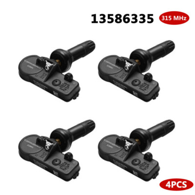 4PCS For 2006-2014 Chevy Impala TPMS Tire Pressure Sensors 15268606/13586335