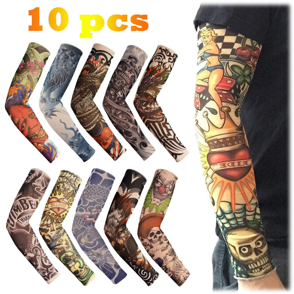 10 pairs (20 pcs) Cooling Arm Sleeves Cover UV Sun Protection Sport Outdoor Golf