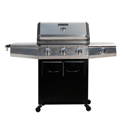 Master Cook 3 Brenner Bbq Gasgrill Grillstation Grillwagen 1 Seitenbrenner Grill Ebay