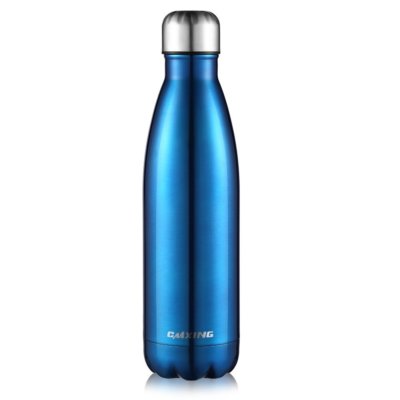 500ml Double Wall Vacuum Water Bottle Hot Cold Insulation Flask Stainless Steel