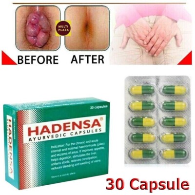Hadensa Ayurvedic Capsule for Haemorrhoids, Fissures, Piles & Fistula Treatment
