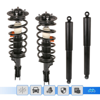 Front + Rear Struts Shocks W/ Coil Spring For Chevy Equinox Pontiac Torrent