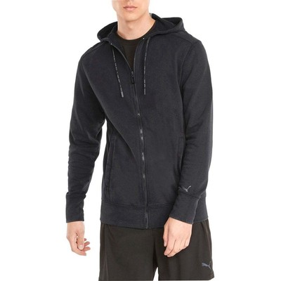 

Puma Studio Garment Wash Full Zip Training Jacket Mens Size  Casual Athletic O, Черный, Puma Studio Garment Wash Full Zip Training Jacket