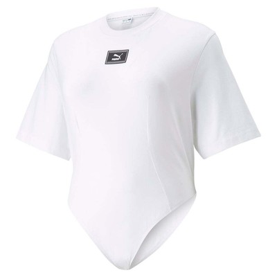 

Женское боди с круглым вырезом и короткими рукавами Puma Dare To, белое 53562102, Белый