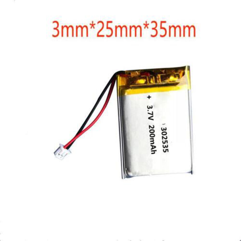 Rechargeable 3.7V 200Mah 302535  Polymer Ion Battery For GPS
