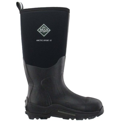 

Мужские черные повседневные ботинки Muck Boot Arctic Sport Pull On ASP-STL, Черный, Muck Boot Arctic Sport Pull On