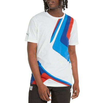 

Puma Bmw Mms Заявление Экипаж Шеи Короткие рукава TShirt Мужские Размер  Случайные Топы, Белый, Puma Bmw Mms Statement Crew Neck Short Sleeve TShirt