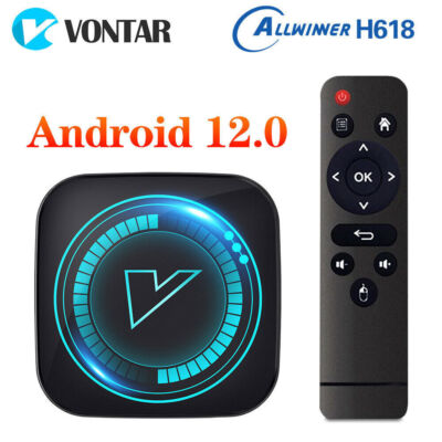 VONTAR H618 Android12 TVBox Allwinner H618 4K BT4.0 Dual Wifi Media Player