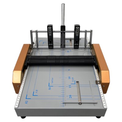 Automatic Booklet Maker Electric Binding and Folding Machine Book Folding Machin