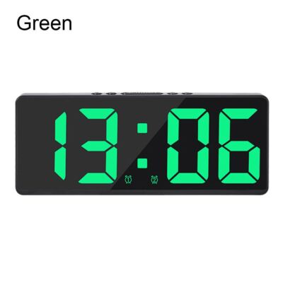 Calendar Backlight Electronic Clock LED Digital Alarm Clock Large Number