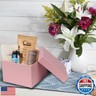 Square Gift Boxes with Lids Set of 4 Pink Gift Box Assorted Sizes Nesting Gift Boxes for Presents Birthday Bridesmaid Wedding Valentines Christmas Party Favor Boxes