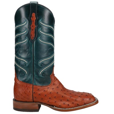 

Tony Lama Amell Ostrich Square Toe Cowboy Mens Brown Casual Boots CL823, Коричневый, Tony Lama Amell Ostrich Square Toe Cowboy