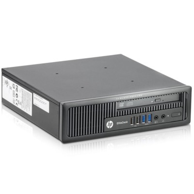 HP EliteDesk 800 G1 Intel 4. Gen 3GHz 4GB 256GB SSD DVD-RW Win 10 Pro USFF