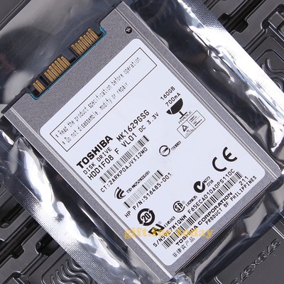 TOSHIBA 160 GB 5400 RPM micro-SATA 1.8'' (MK1629GSG) Internal Hard Drive HDD 