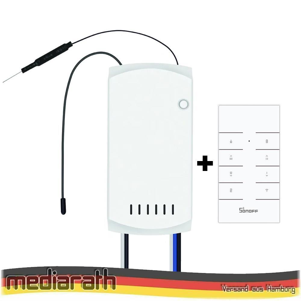 SONOFF iFAN04-H WiFi + RF 433MHz Ventilator Licht Steuerung Tasmota 15 iobroker
