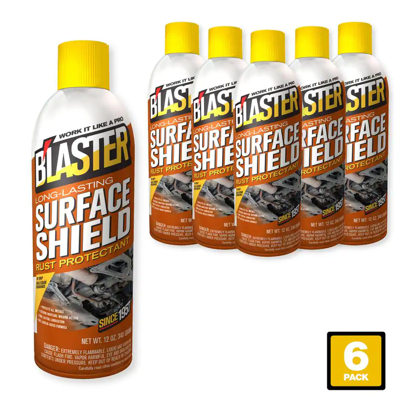 Blaster Surface Shield Corrosion Protection Long Lasting 12 oz spray Pack of 6