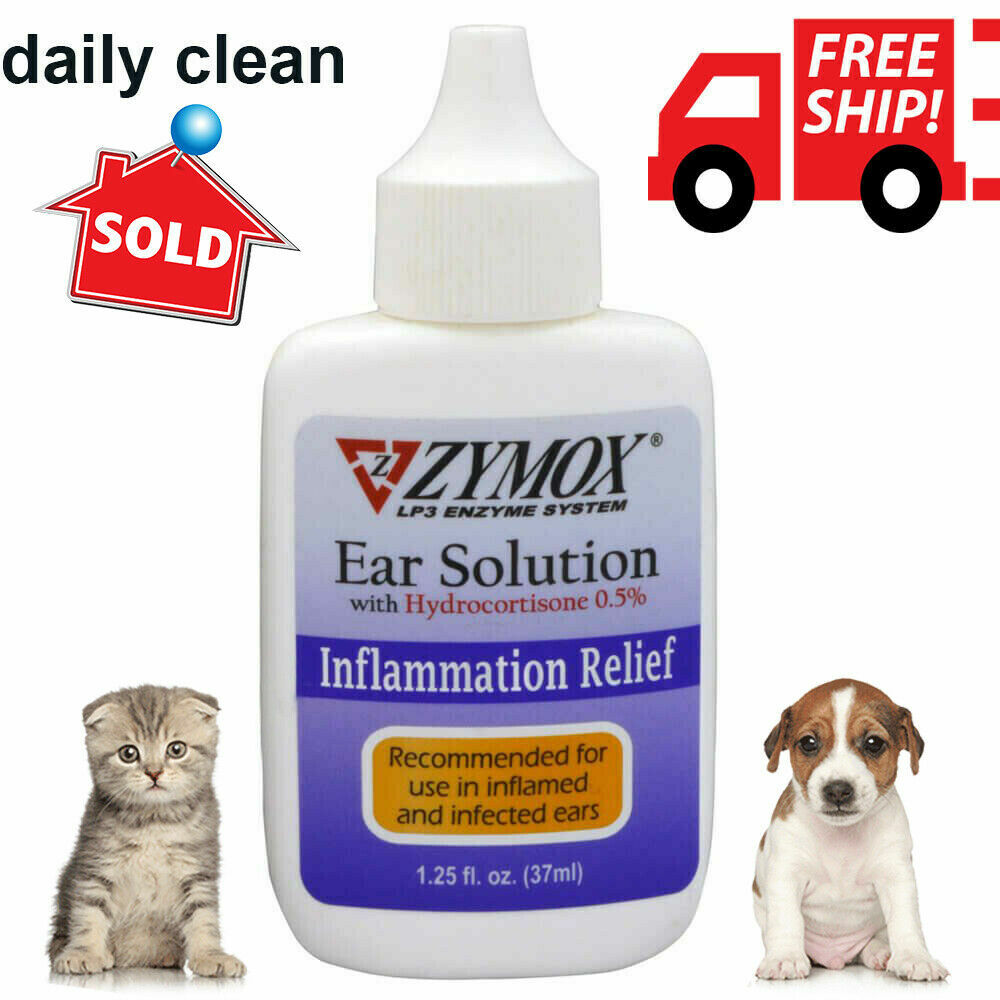 ZYMOX Enzymatic Ear Solution with 0.5-Percent Hydrocortisone, ...