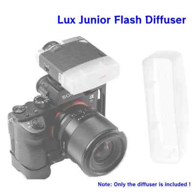 Godox Lux Junior Retro Flash Light Speedlite White Bounce Diffuser Soft Box Case