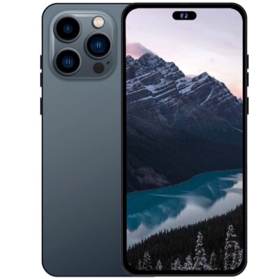 NEW i15 Pro Max 4+128GB Factory Unlocked Android Dual SIM Cheap Cell Phone 2024