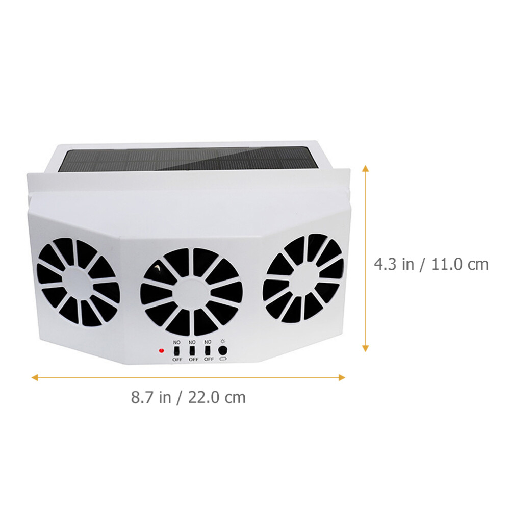 Solar Air Conditioner Solar Car Cooler Car Fan Car Window Fans US