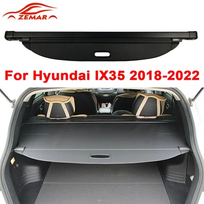 Retractable Trunk Cargo Cover Luggage Shade Shield For Hyundai IX35 2018-2022