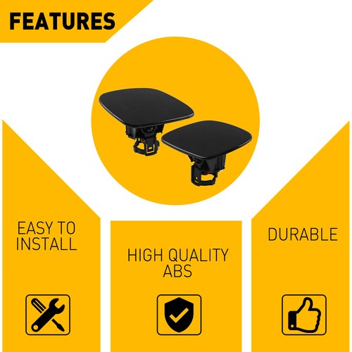 2x Headlamp Washer Nozzle Cover Headlight Cleaning Cap for Lexus RX330 RX350