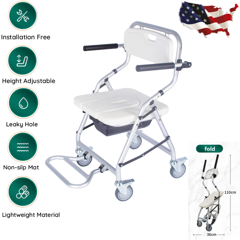 W/ Backrest Safety Seat Elder Disabled