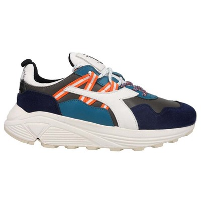 

Diadora Rave Leather Pop Lace Up Mens Size 5.5 D Sneakers Повседневная обувь 176333-C, Grey, Diadora Rave Leather Pop Lace Up