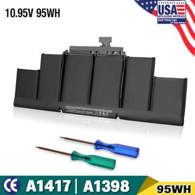 Genuine A1417 Battery for Apple Macbook Pro 15 Retina A1398 Mid 2012 Early 2013