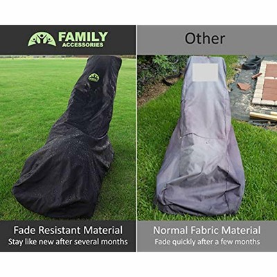 Family Accessories Waterproof Lawn Mower Cover, Heavy Duty, Durable, UV And For